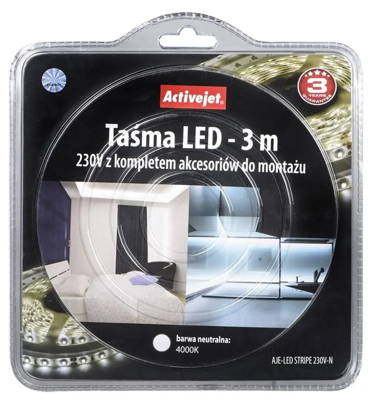 Taśma LED ActiveJet AJE-LED STRIPE 3m