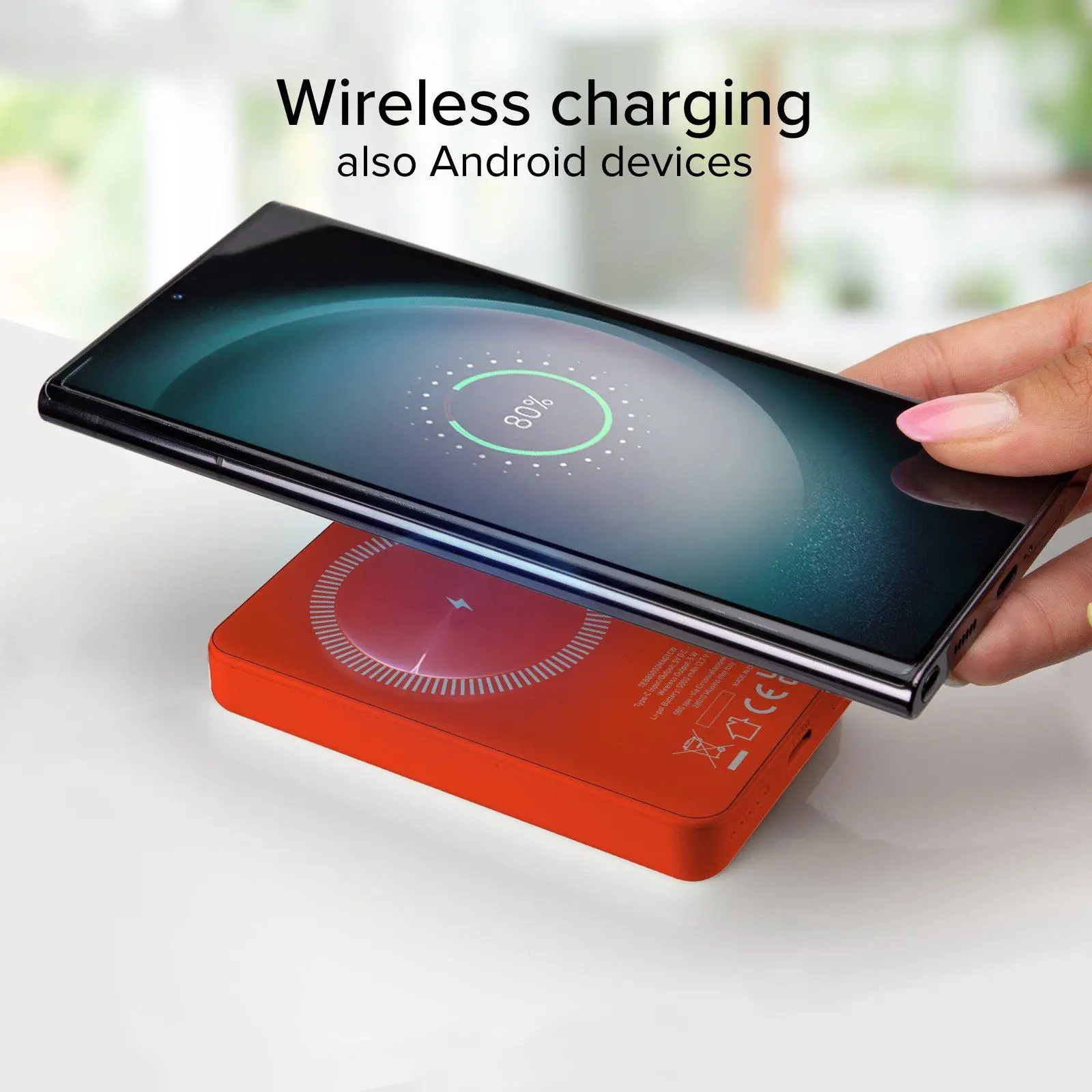 Powerbank SBS TEBB5000MAG1CR 5000mAh Magsafe 10W Czerwony