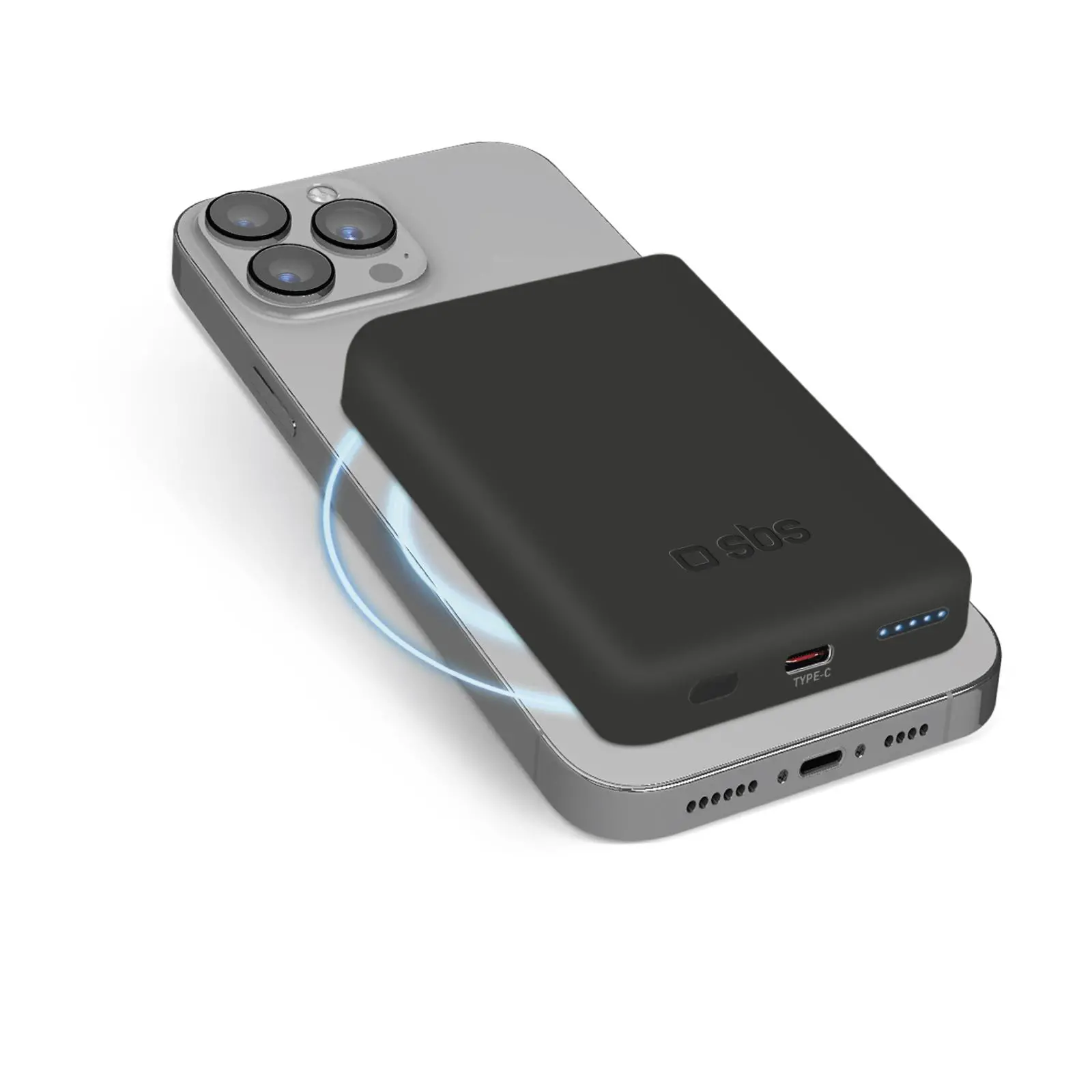 Powerbank SBS TEBB5000MAG1CK 5000mAh Magsafe 10W Czarny