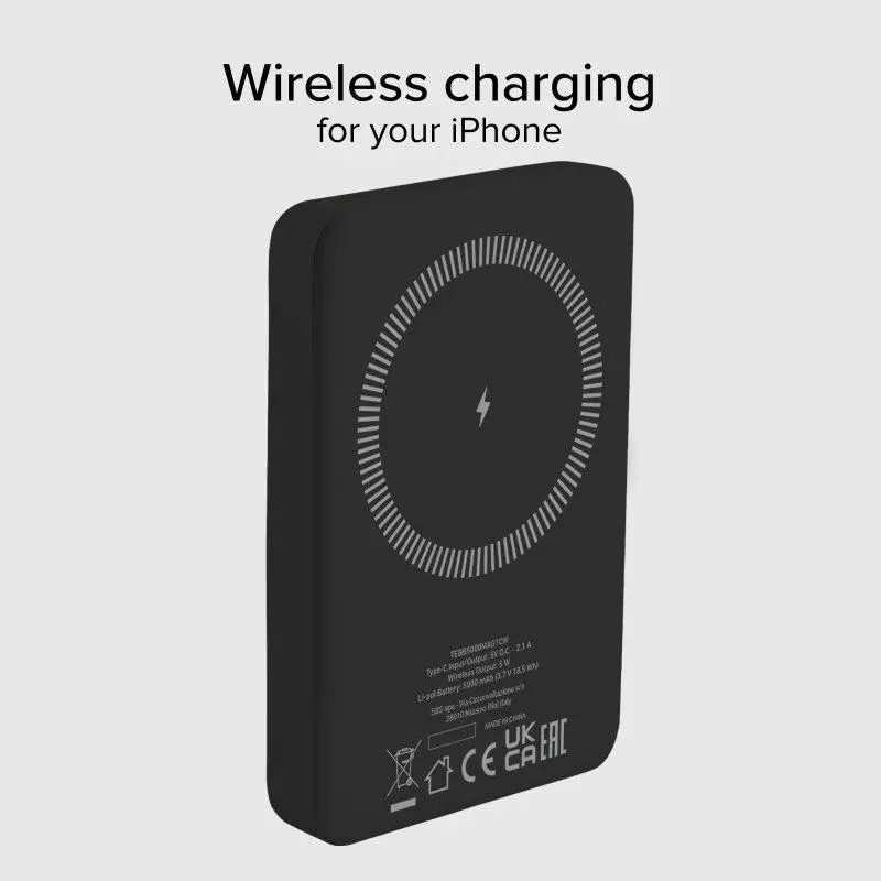 Powerbank SBS TEBB5000MAG1CK 5000mAh Magsafe 10W Czarny
