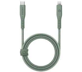 Kabel Energea Flow USB-C - Lightning C94 MFI 1.5m 60W 3A PD Fast Charge Zielony