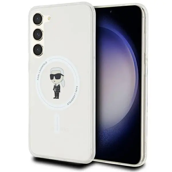 Karl Lagerfeld IML Ikonik MagSafe do Samsung Galaxy S24+ Przezroczysty