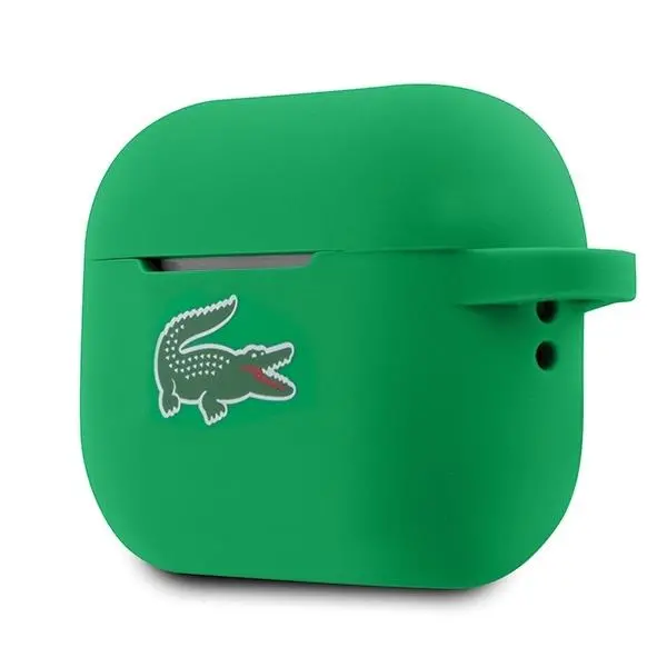 Etui na słuchawki Lacoste LCAP2SLON Cover Silicone Croc Logo do AirPods Pro 2 (2022/2023) Zielony