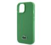Etui Lacoste LCHMP15SPVCN Hardcase Iconic Petit Pique MagSafe do iPhone 15 Zielony
