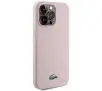 Etui Lacoste LCHMP15LSLOI Hardcase Silicone MagSafe do iPhone 15 Pro Różowy
