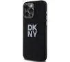 Etui DKNY Hardcase Liquid Silicone Metal Logo do iPhone 15 Pro Czarny