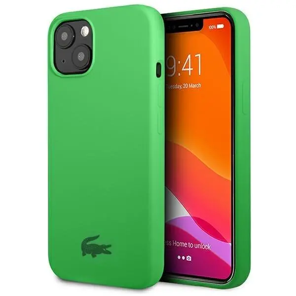 Etui Lacoste Silicone iPhone 13 Zielony