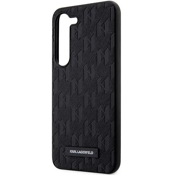 Etui Karl Lagerfeld Hardcase Saffiano Mono Metal Logo do Samsung Galaxy S24 Czarny
