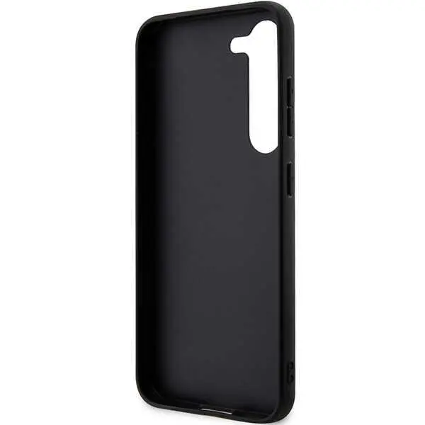 Etui Karl Lagerfeld Hardcase Saffiano Mono Metal Logo do Samsung Galaxy S24+ Czarny