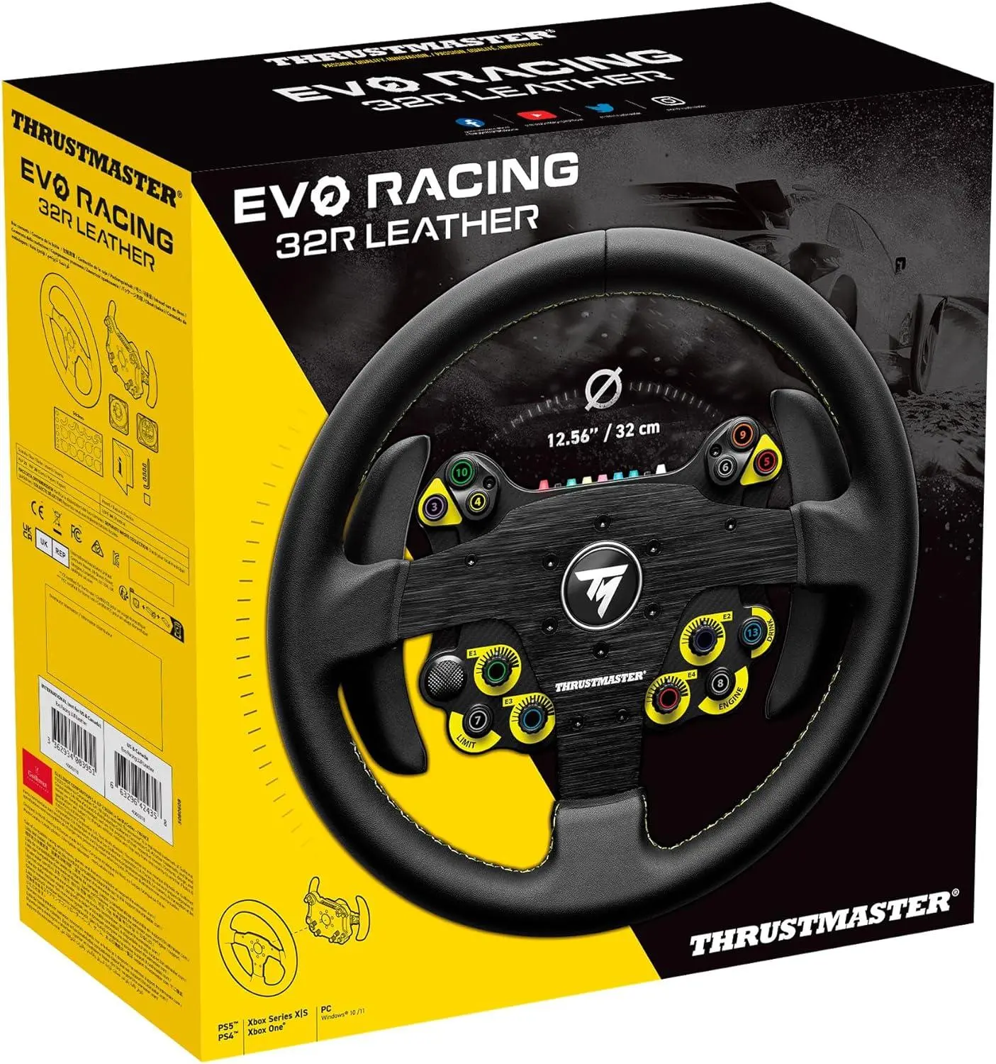 Kierownica Thrustmaster EVO Racing 32R Leather do PC, PS,5 PS4, Xbox
