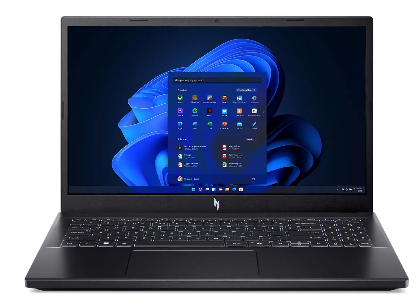 Laptop gamingowy Acer Nitro V 15 ANV15-41-R101 15,6" 165Hz R5 7535HS 16GB RAM 1TB Dysk SSD RTX4060 DLSS3 Win11 Czarny