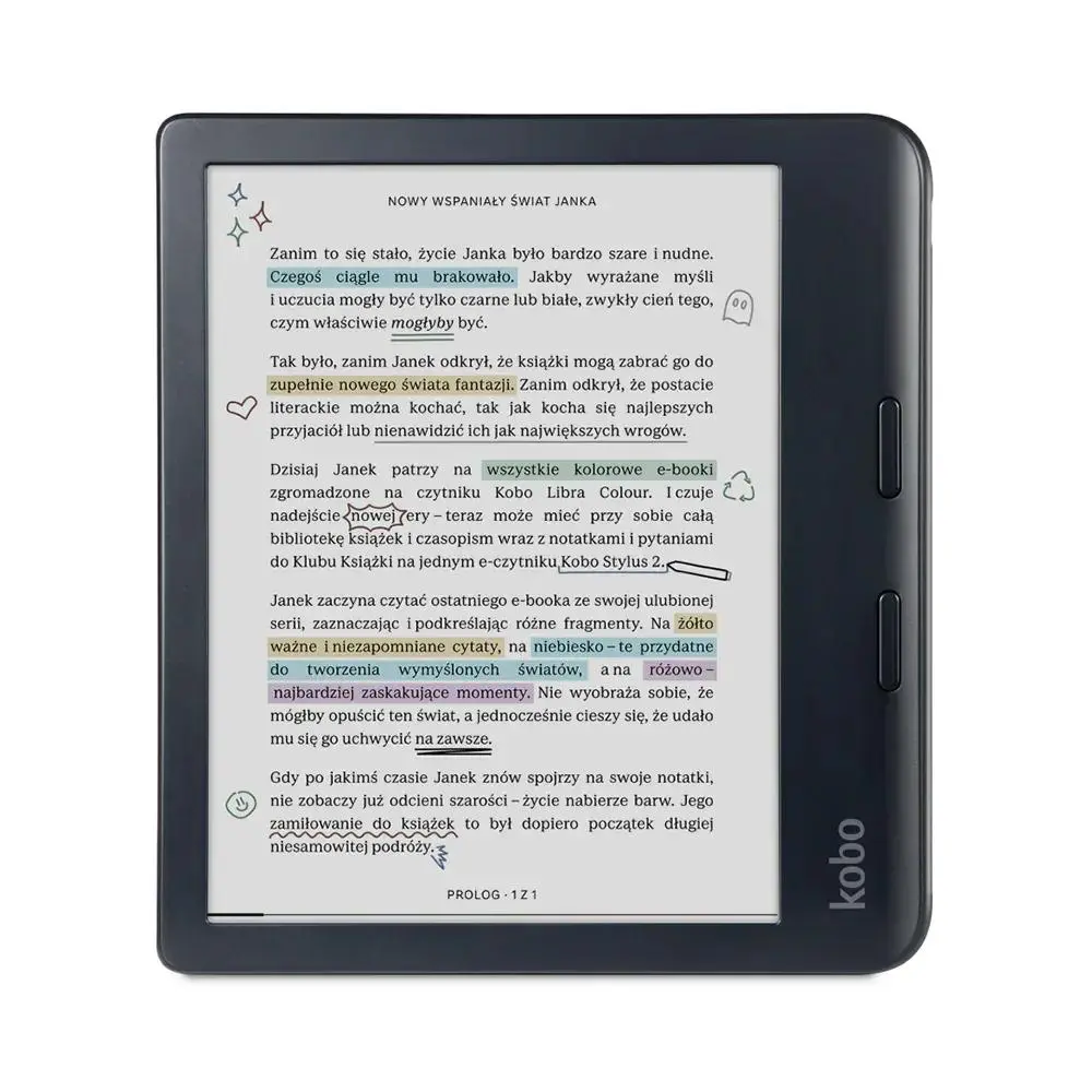 Czytnik E-booków Kobo Libra Colour 7" 32GB WiFi Bluetooth Czarny