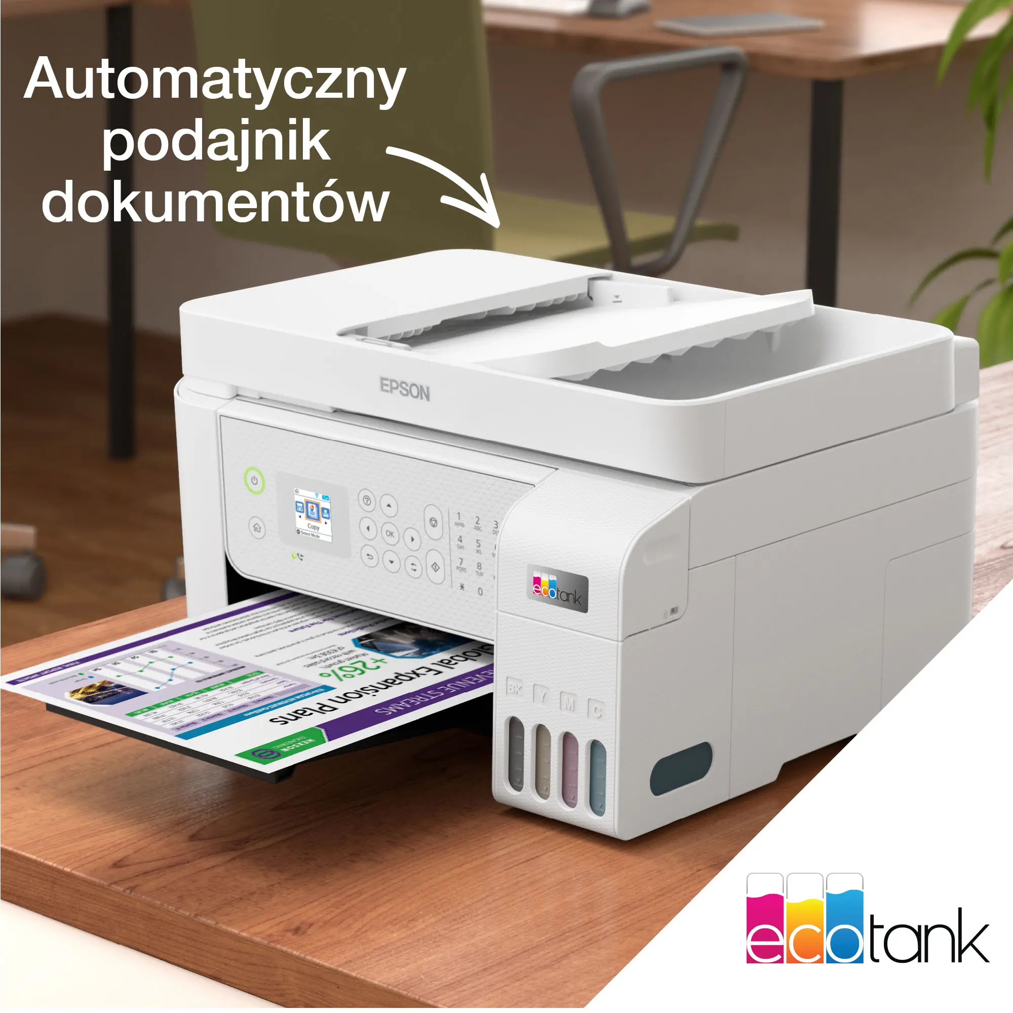 Urządzenie wielofunkcyjne Epson EcoTank L5316 WiFi Biały