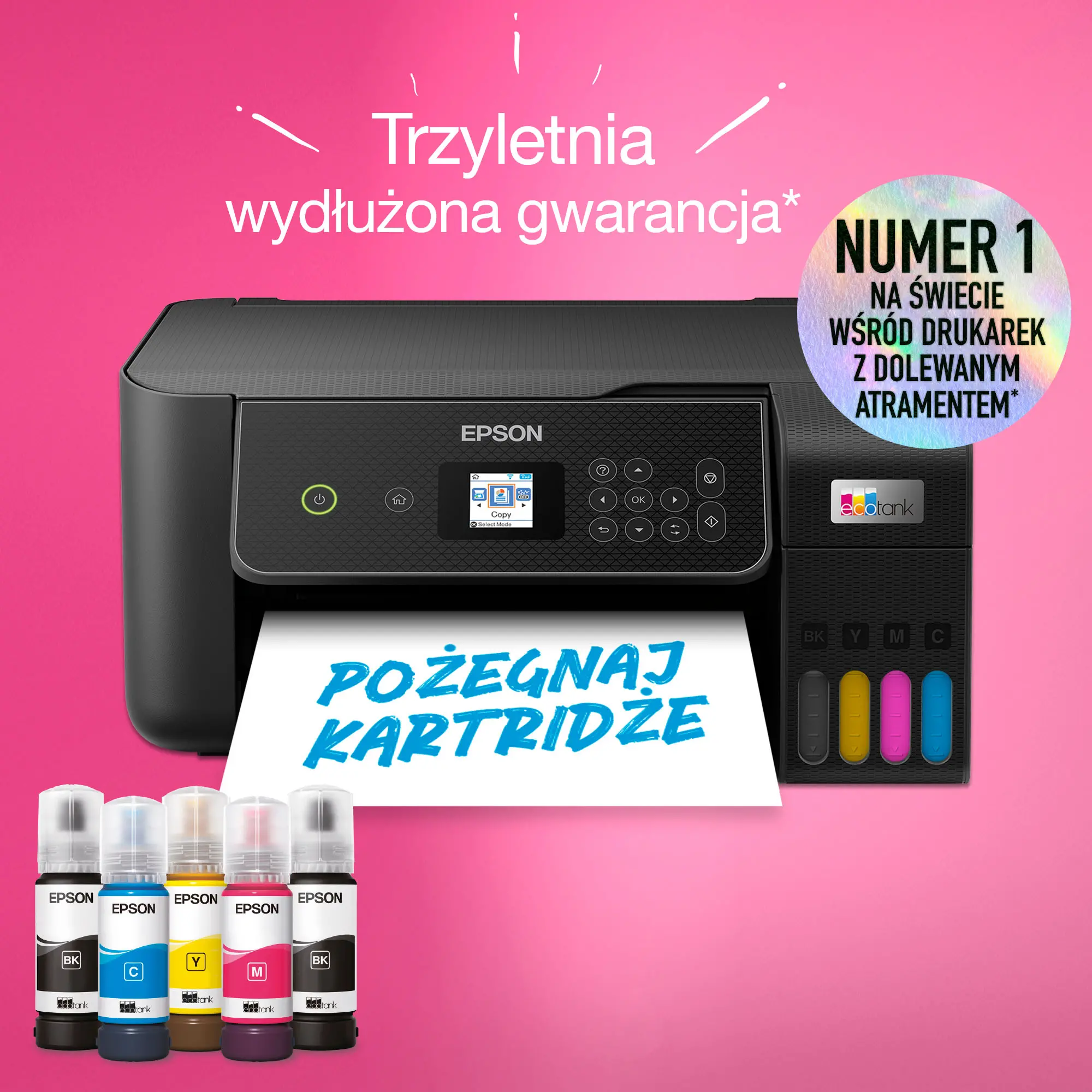 Urządzenie wielofunkcyjne Epson EcoTank L3280 WiFi Czarny