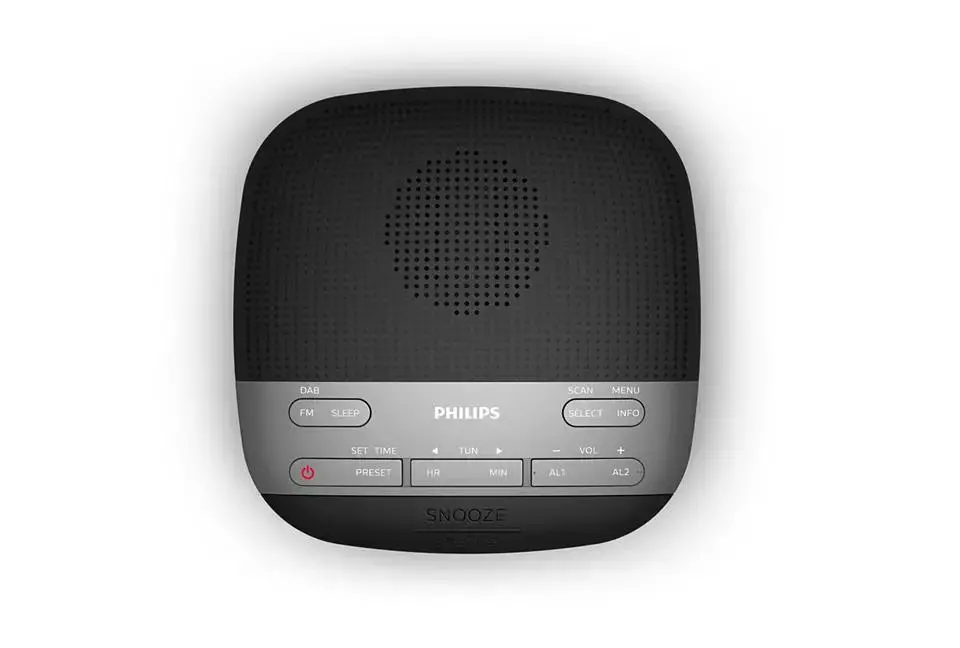 Radiobudzik Philips TAR3505/12 Czarno-srebrny