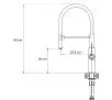 Bateria Quadron Gemma Q Line 3623501BSBL Czarny Stal szczotkowana