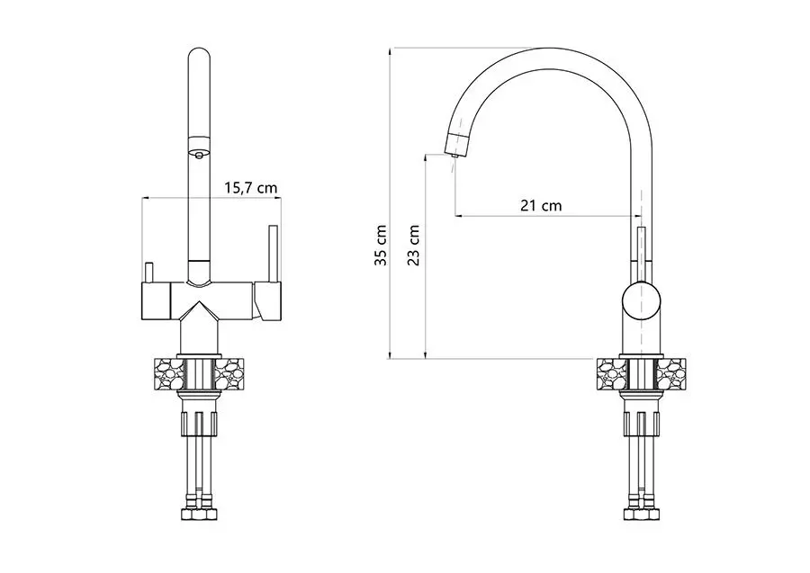 Bateria Quadron Caren 3623512PVDC1 Miedź Stal szlachetna