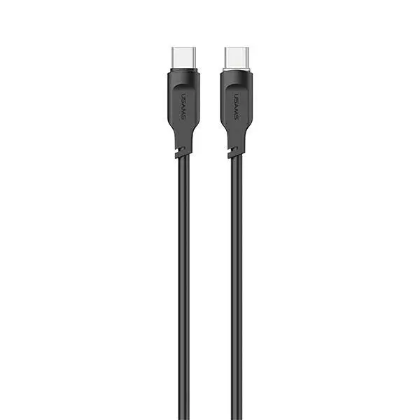 Kabel USAMS SJ567USB01 USB-C na USB-C Fast Charging Lithe Series 100W 1,2m Czarny