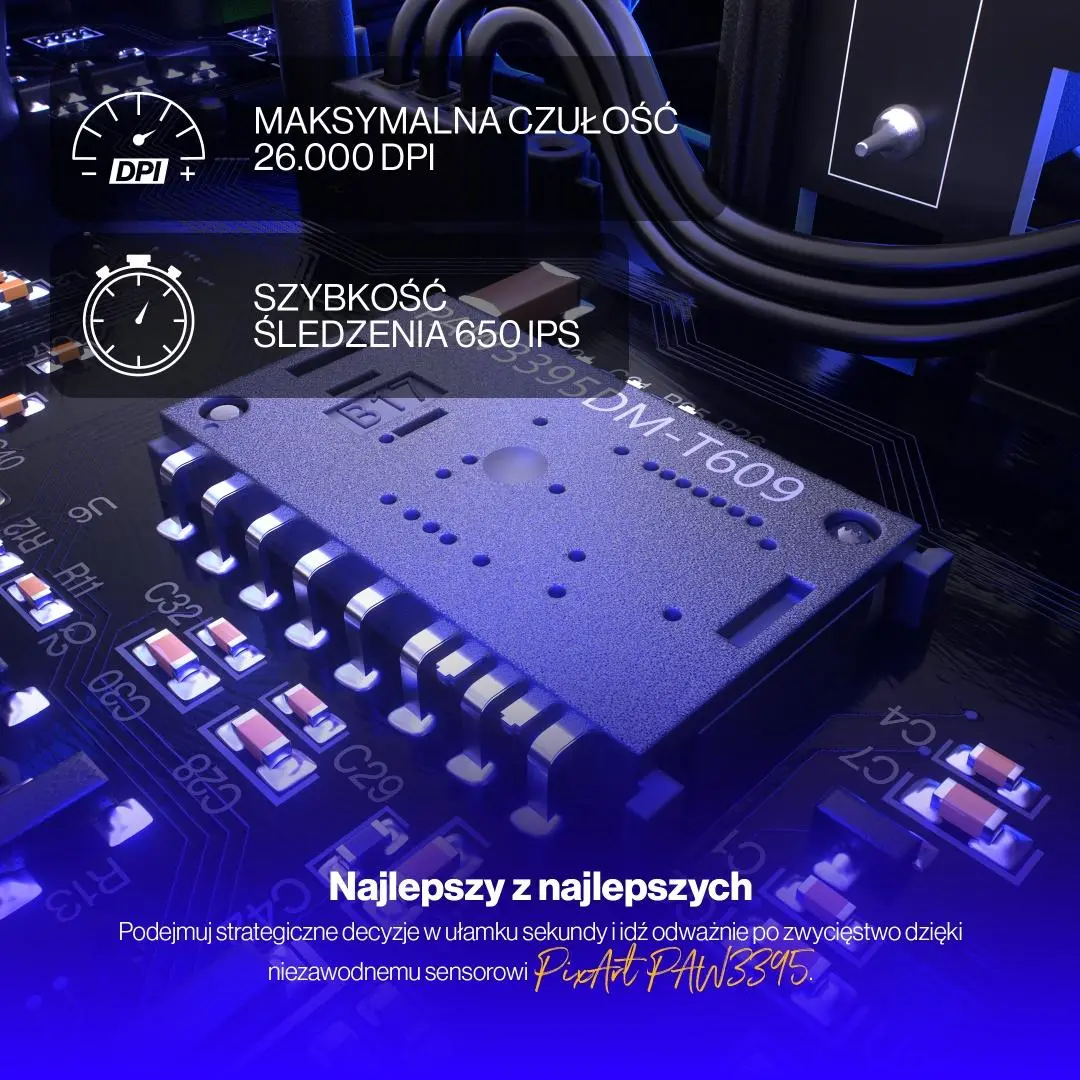 Myszka gamingowa Endorfy LIV Plus Wireless Czarny