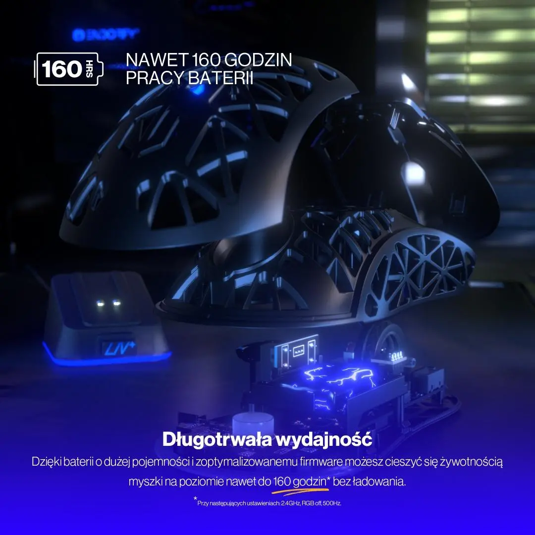 Myszka gamingowa Endorfy LIV Plus Wireless Czarny