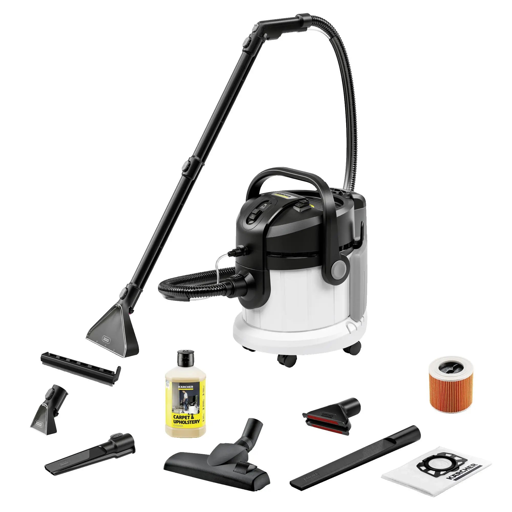Karcher SE 4 Plus 1.081-171.0 1000W Ssawka podłogowa z nasadką do twardych powierzchni Ssawka do prania tapicerki