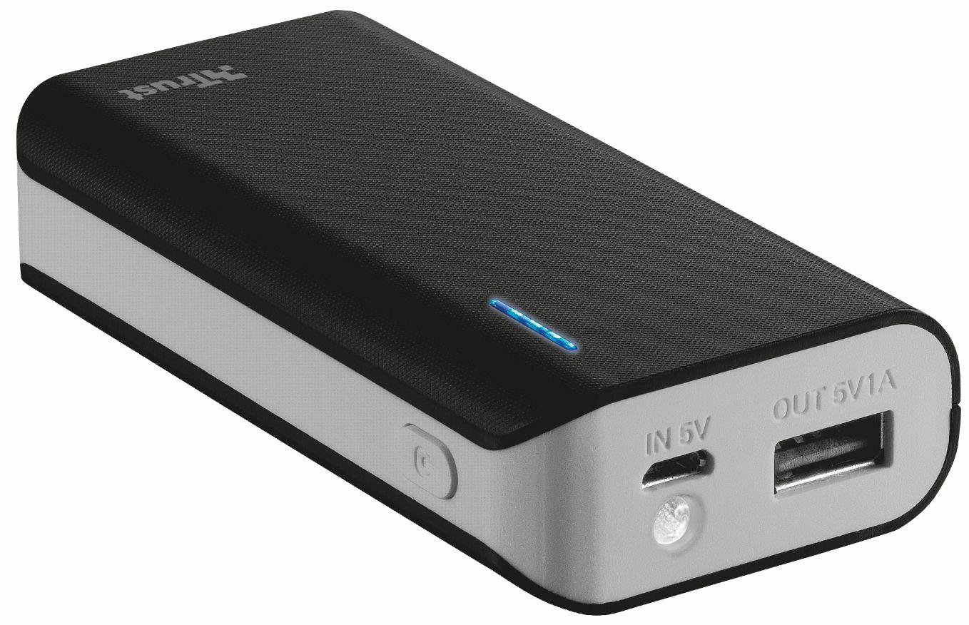 Powerbank Trust Primo 4400mAh (czarny)