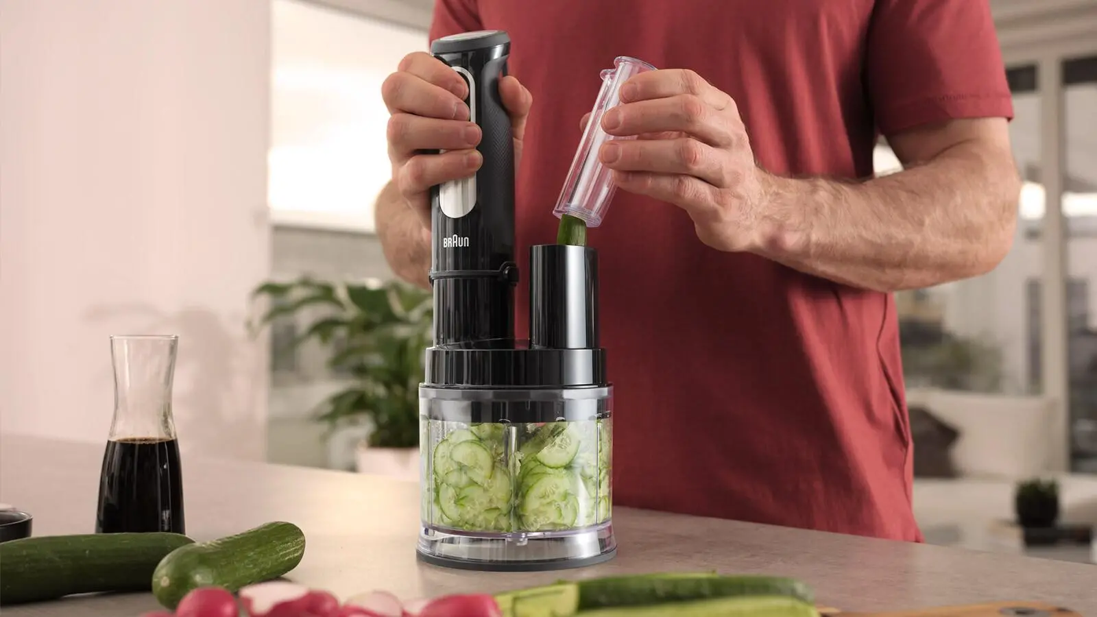 Blender Braun MultiQuick 5 MQ55755M 1000W Malakser