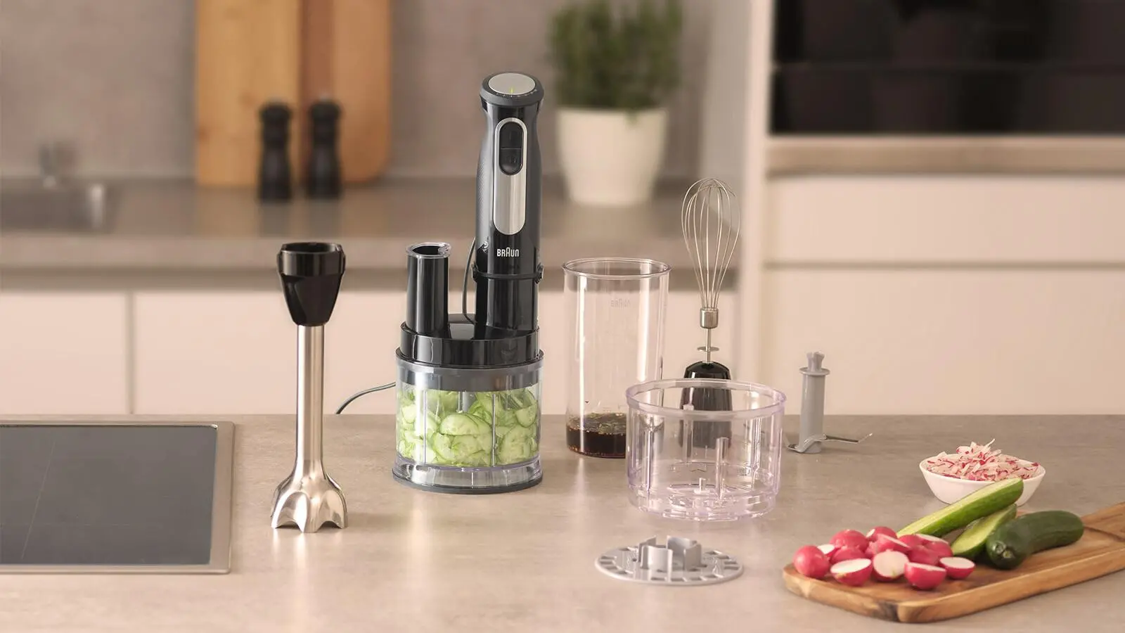 Blender Braun MultiQuick 5 MQ55755M 1000W Malakser
