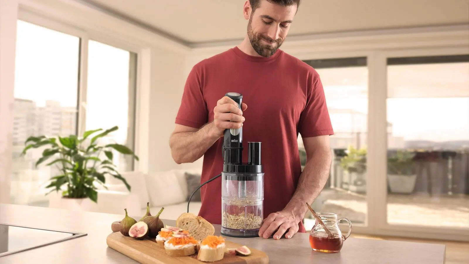 Blender Braun MultiQuick 5 MQ55755M 1000W Malakser