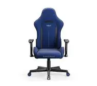 Diablo Chairs X-Starter Gamingowy do 136kg Tkanina Granatowy
