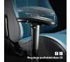 Fotel Diablo Chairs X-Starter Gamingowy do 136kg Tkanina Niebieski