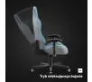 Fotel Diablo Chairs X-Starter Gamingowy do 136kg Tkanina Niebieski