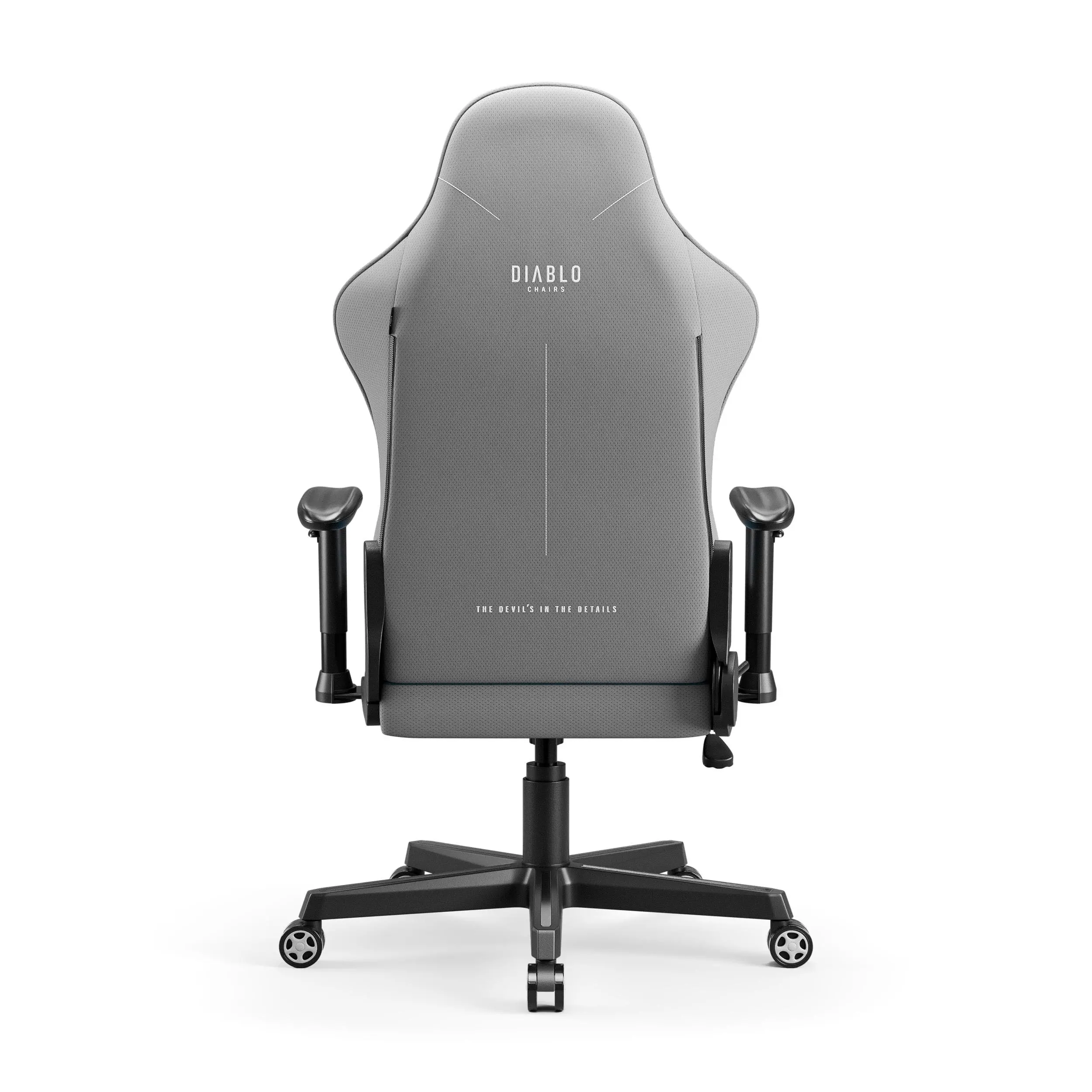 Fotel Diablo Chairs X-Starter Gamingowy do 136kg Tkanina Niebieski