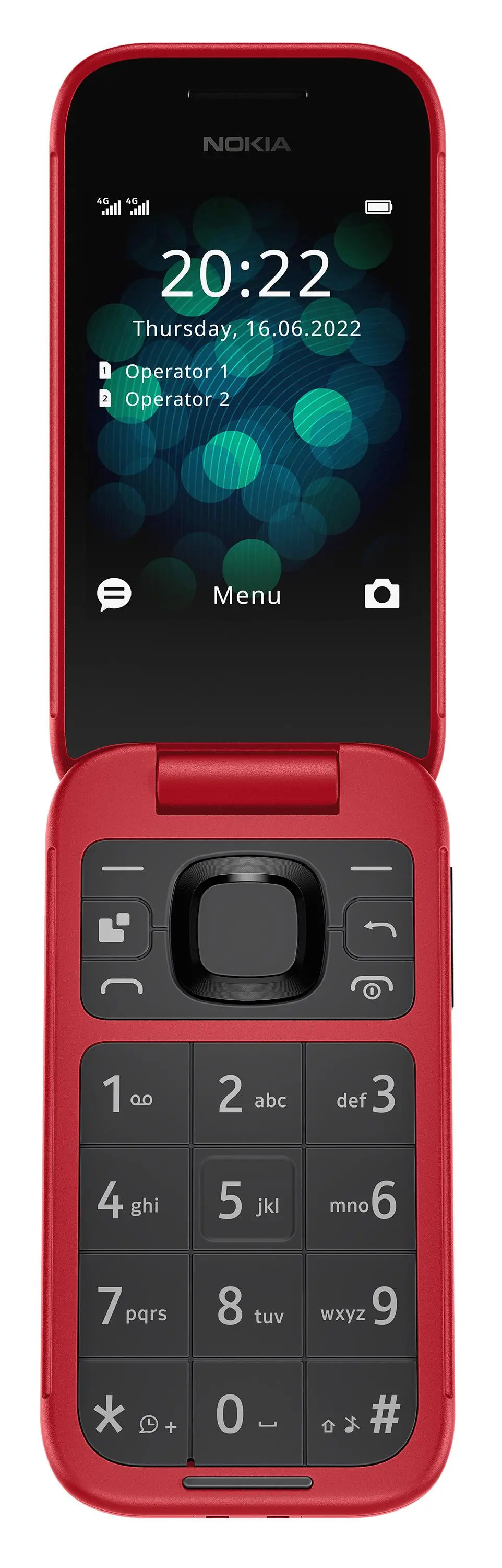 Telefon Nokia 2660 Flip 4G 2,8" 0.3Mpix Czerwony