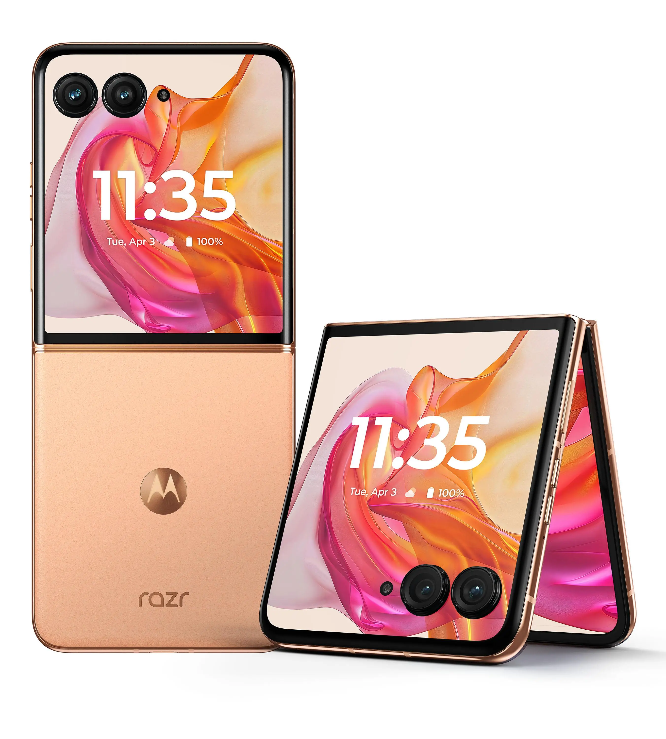 Smartfon Motorola razr 50 ultra 12/512GB Funkcje AI 6,9" 50Mpix Pomarańczowy