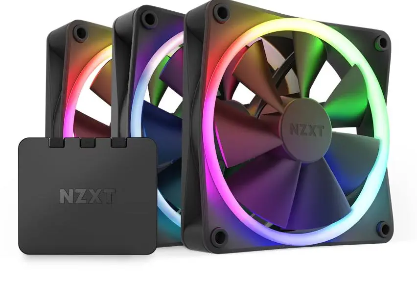 Zestaw wentylatorów NZXT F120 RGB 120mm 3szt. Czarny