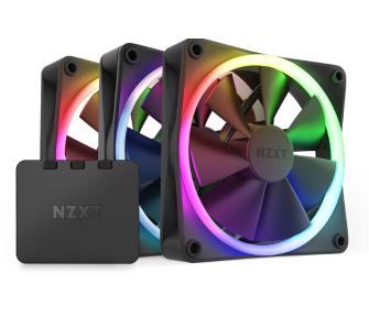 Zestaw wentylatorów NZXT F120 RGB 120mm 3szt. Czarny