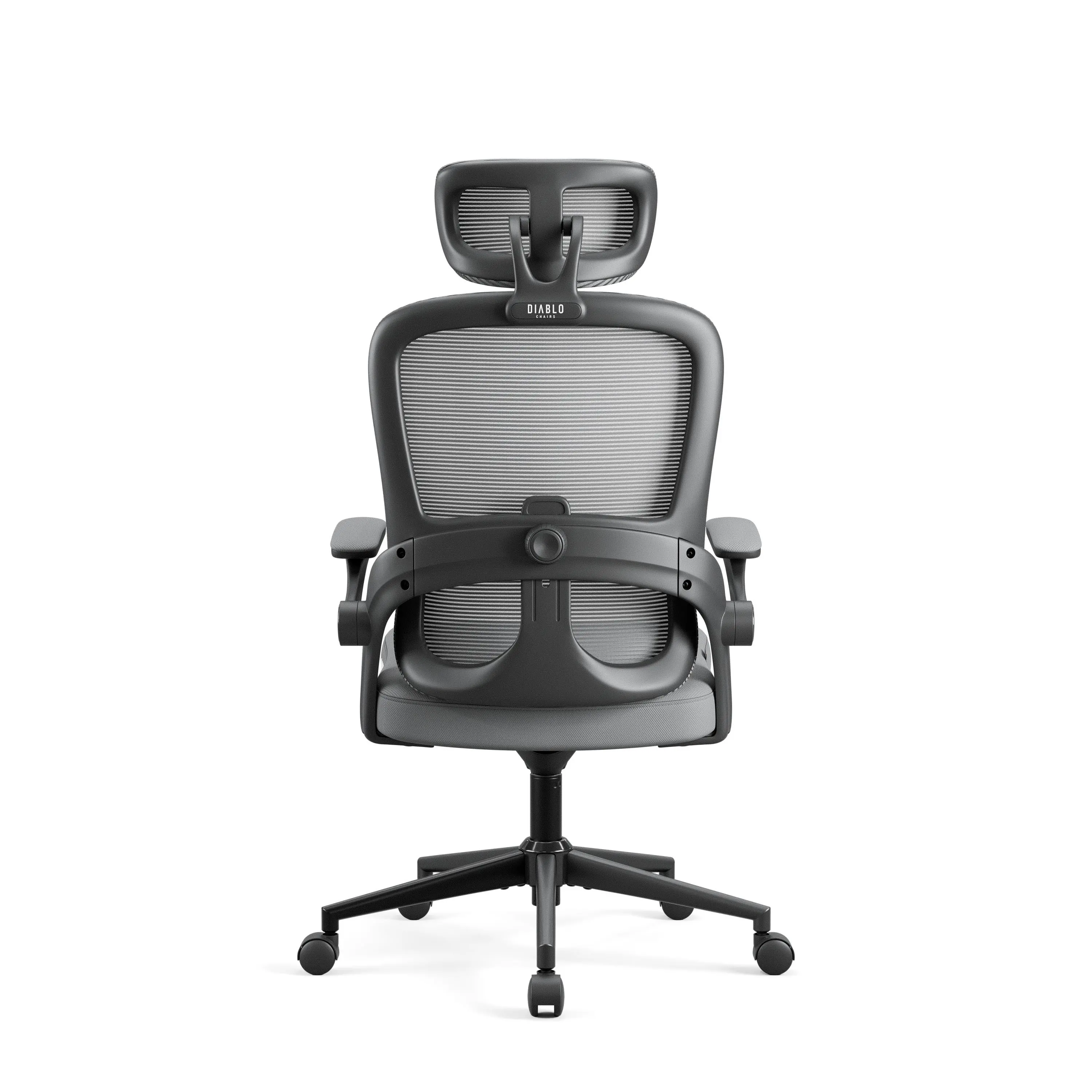 Fotel Diablo Chairs V-Light Biurowy do 110kg Tkanina Szary