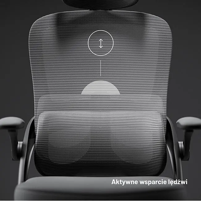 Fotel Diablo Chairs V-Light Biurowy do 110kg Tkanina Szary
