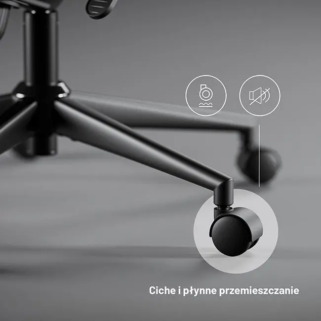 Fotel Diablo Chairs V-Light Biurowy do 110kg Tkanina Szary