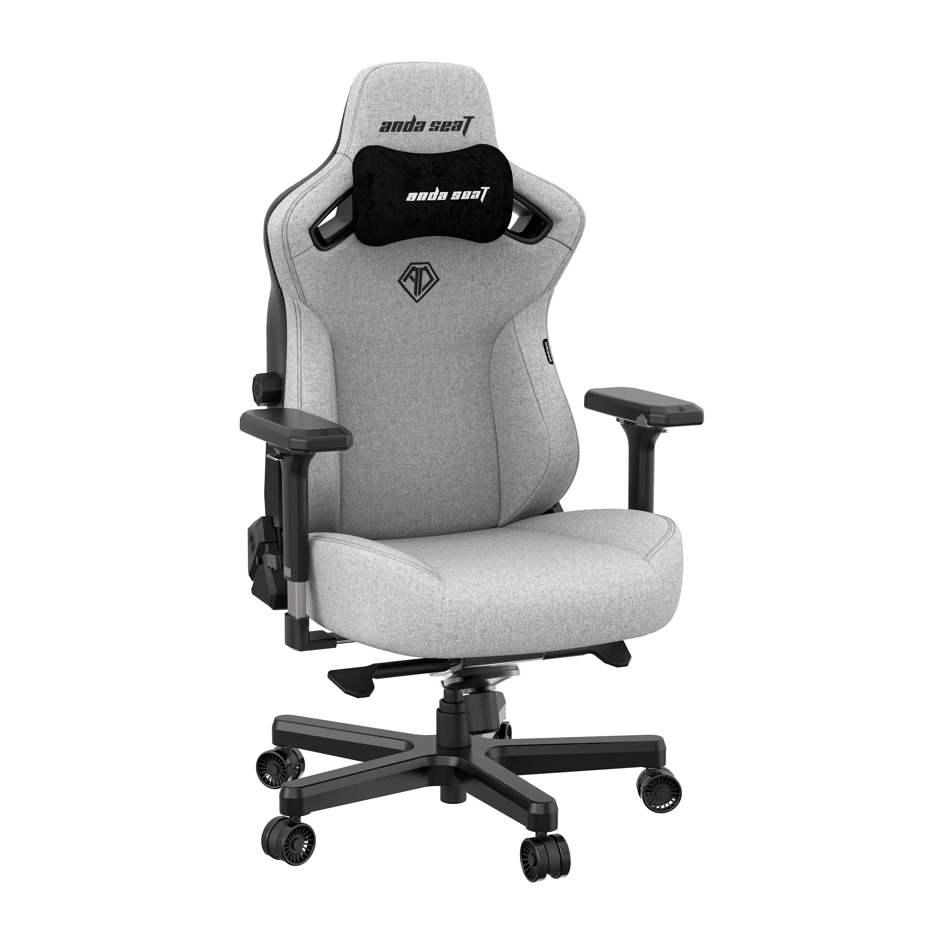 Fotel Anda Seat Kaiser 3 XL Gamingowy do 150kg Tkanina Szary