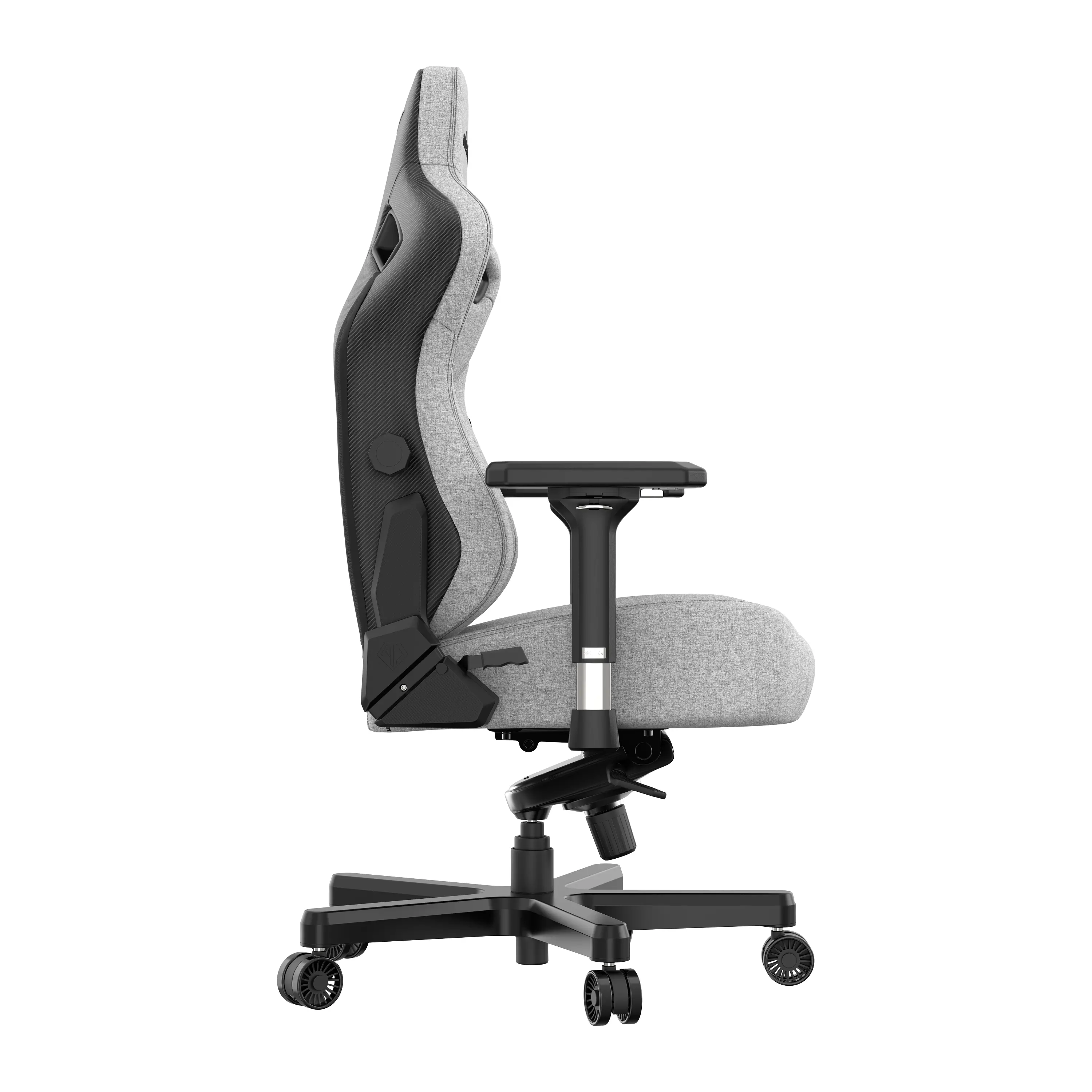 Fotel Anda Seat Kaiser 3 XL Gamingowy do 150kg Tkanina Szary