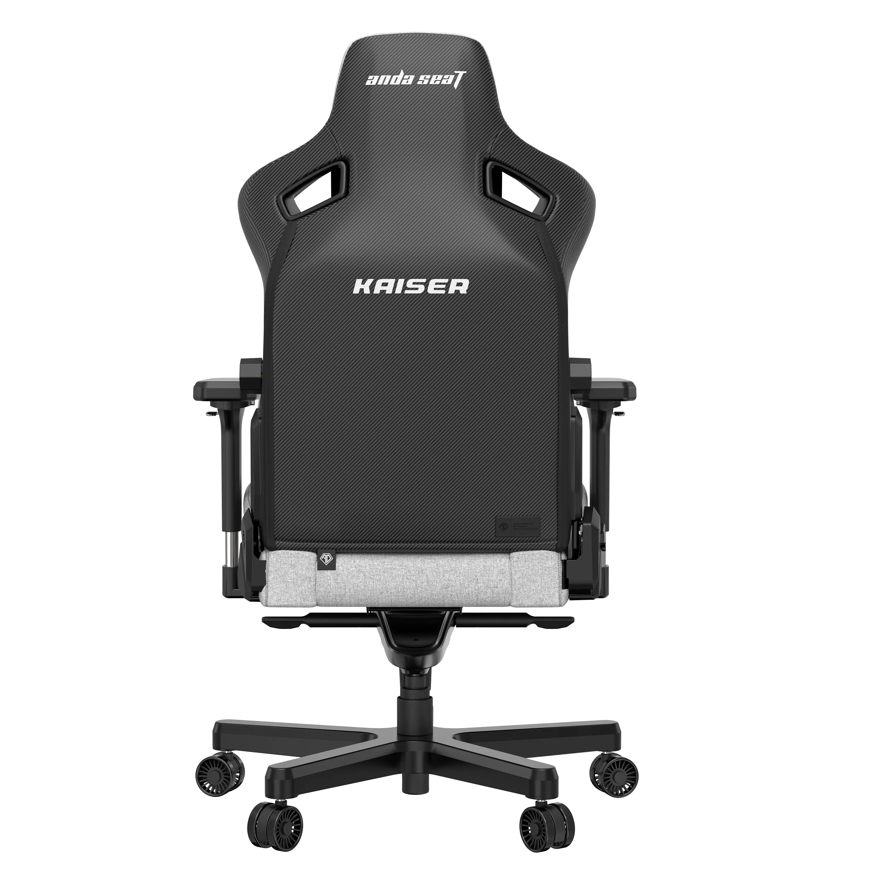 Fotel Anda Seat Kaiser 3 XL Gamingowy do 150kg Tkanina Szary