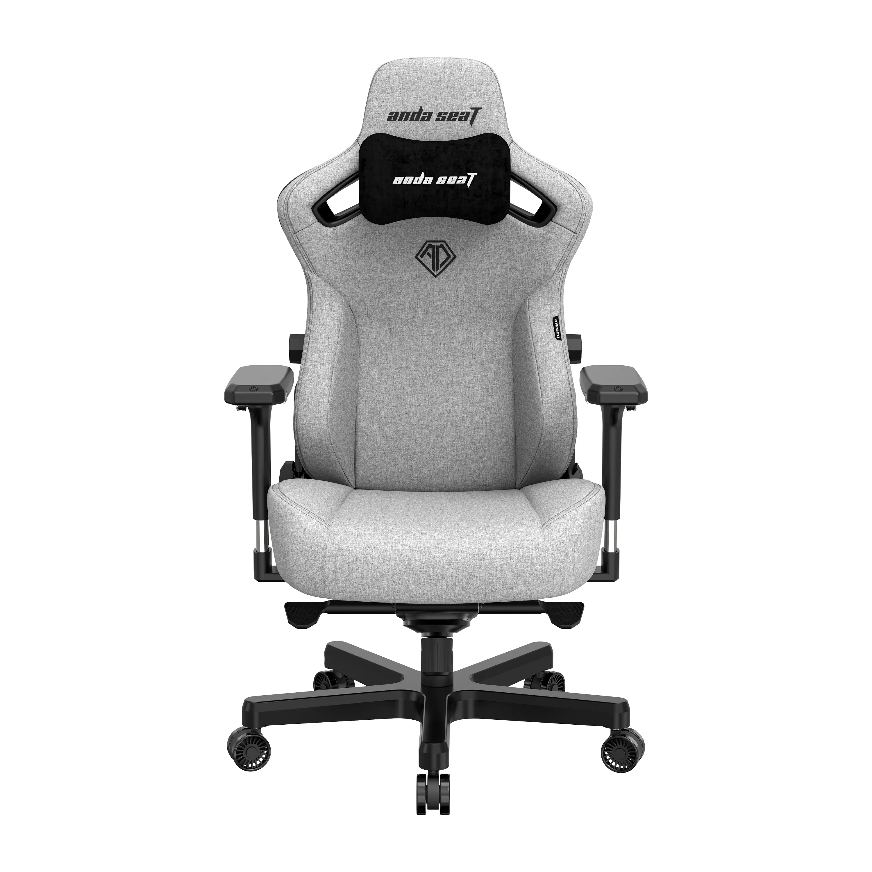 Fotel Anda Seat Kaiser 3 XL Gamingowy do 150kg Tkanina Szary