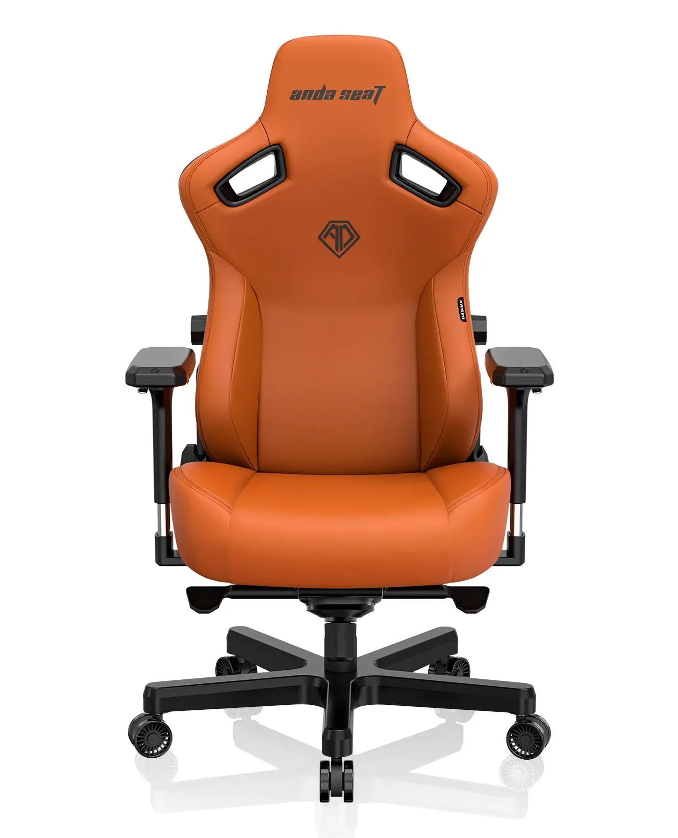 Fotel Anda Seat Kaiser 3 L Gamingowy do 150kg Skóra ECO Pomarańczowy