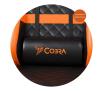 Fotel Cobra Draco CRF193 Gamingowy do 130kg Skóra ECO Czarno-pomarańczowy
