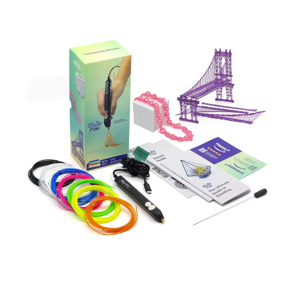 Długopis 3D 3Doodler Flow Essentials 3D Zestaw