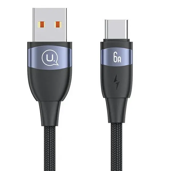 Kabel USAMS SJ631USB01 USB do USB-C 2m Czarny
