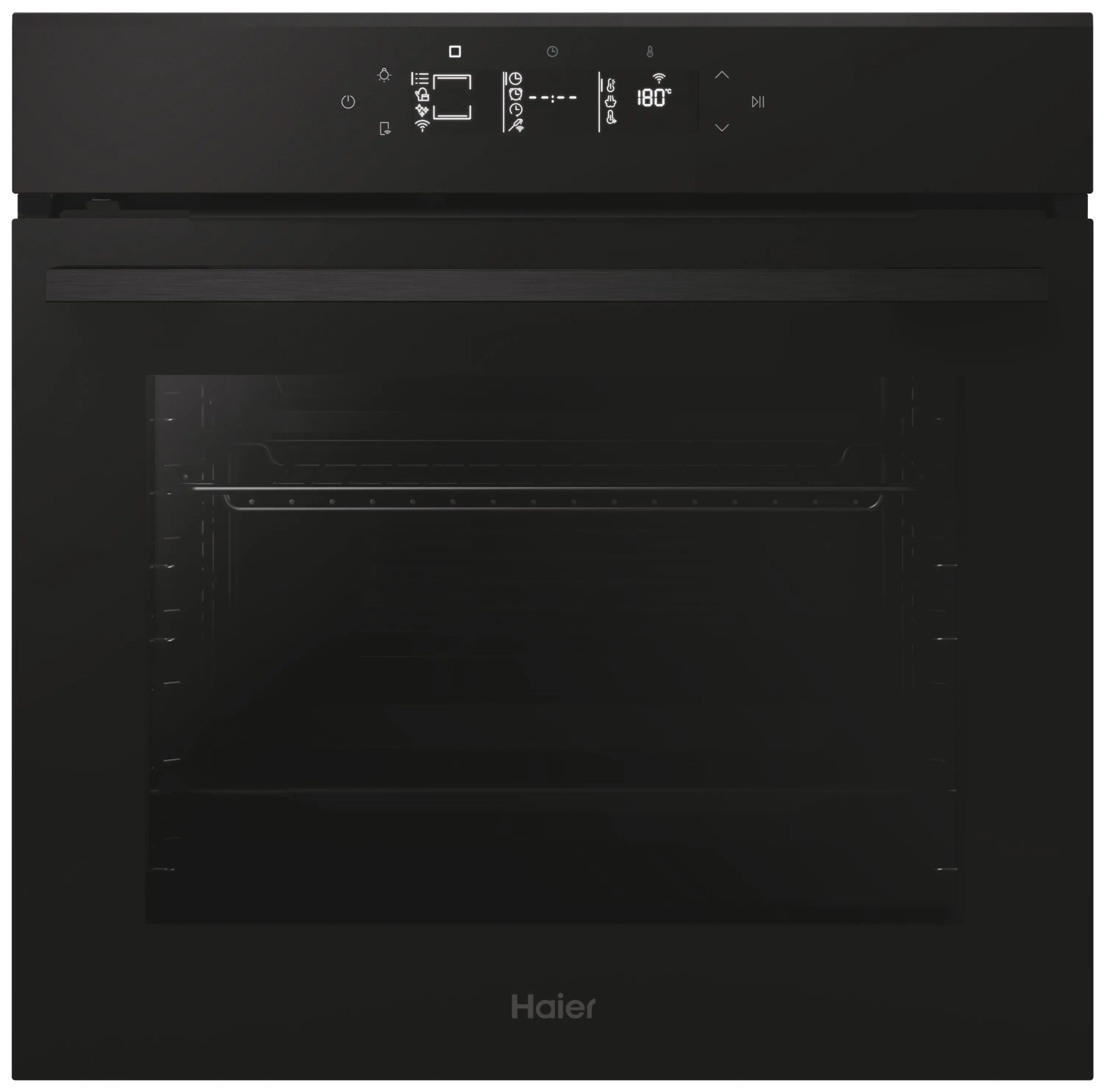 Piekarnik elektryczny Haier ID Seria 4 H6 ID46G5YTB AirFry Termosonda Zdalne sterowanie Czarny