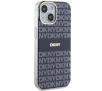 Etui DKNY IML Mono & Stripe MagSafe do iPhone 15 Niebieski